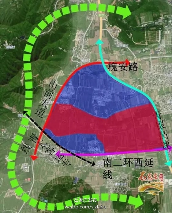 鹿泉山前大道建设最新进展更新
